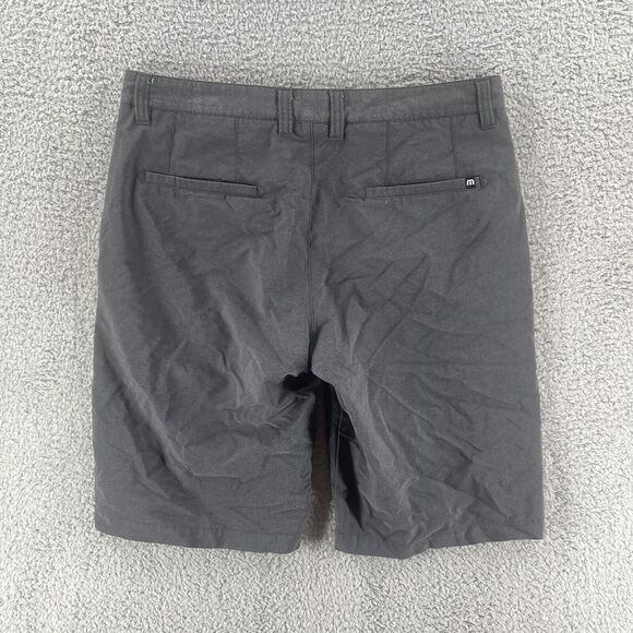 Travis Matthew Golf Shorts Mens 34 x 10 Performance Gray Nylon Polyester Spandex - Picture 4 of 4